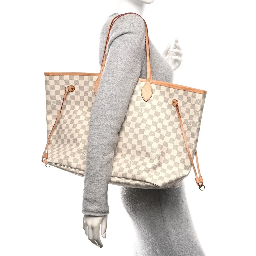 Damier Azur Neo Neverfull GM Rose Ballerine